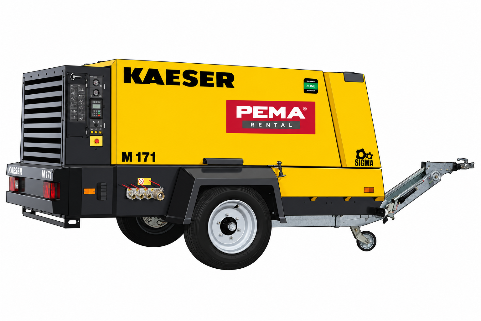 Kaeser M171 – typický model k pronájmu