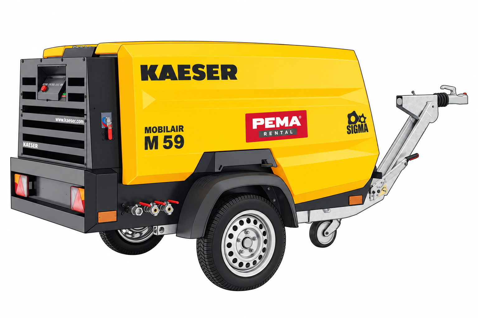 Kaeser M59 – typický model k pronájmu
