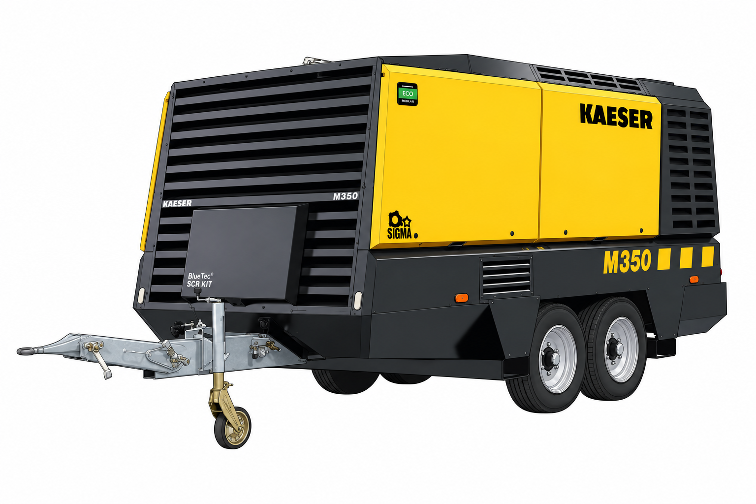 Kaeser M350 – pohled 2