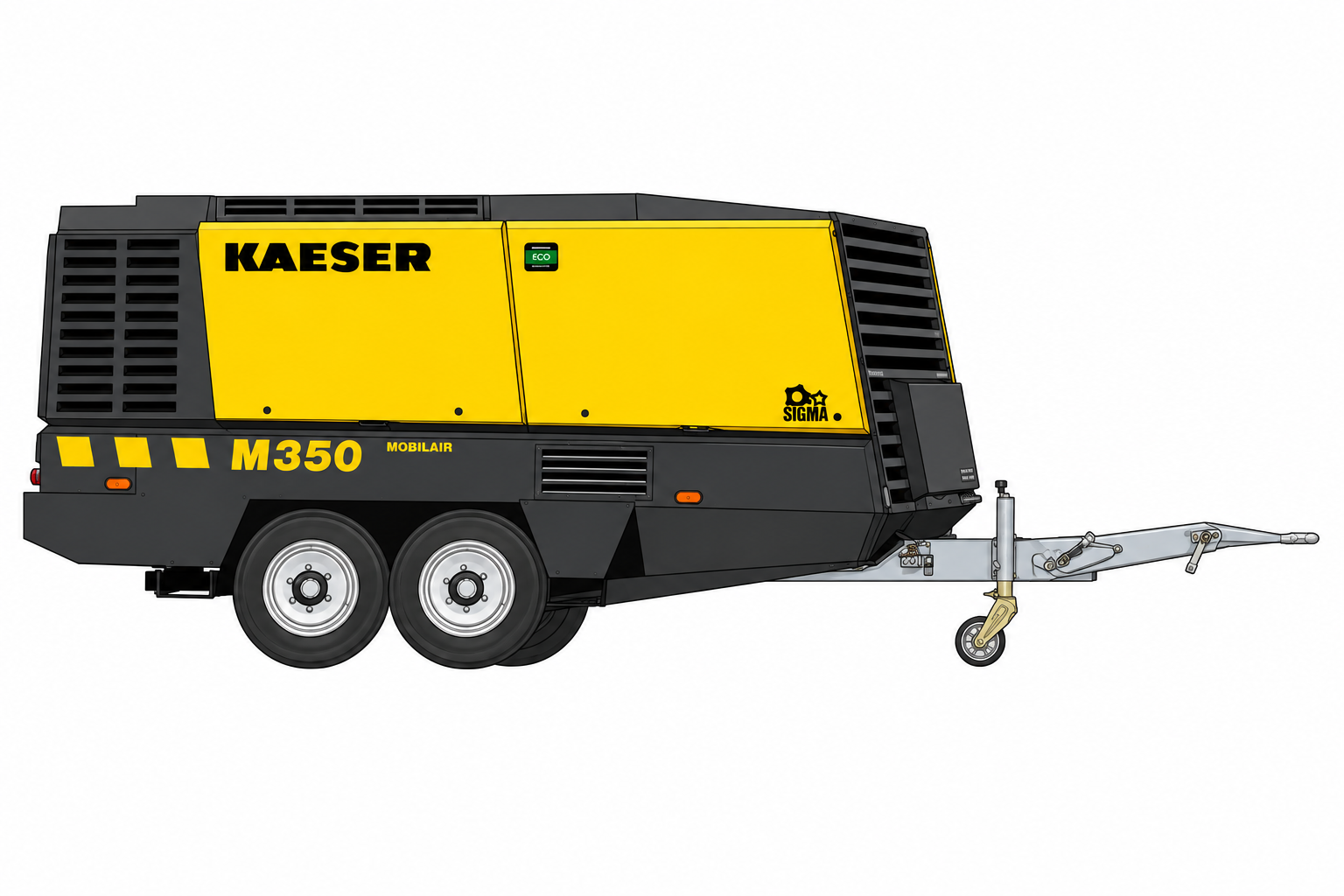 Kompresor 35 m³/min, 10 bar