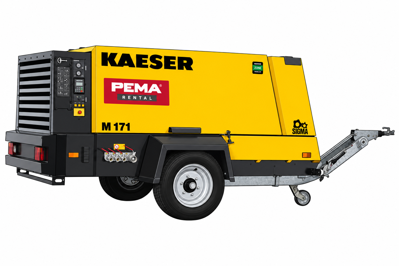 Kaeser M171 – typický model k pronájmu