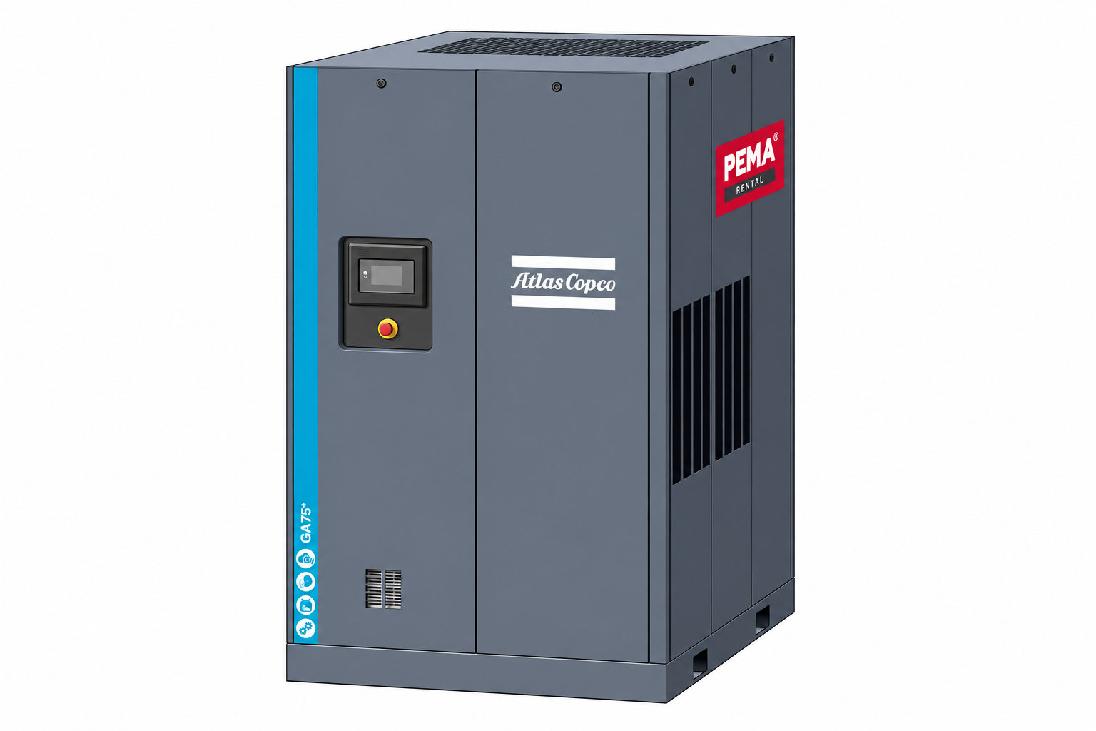 Atlas Copco GA 75 – typický model k pronájmu