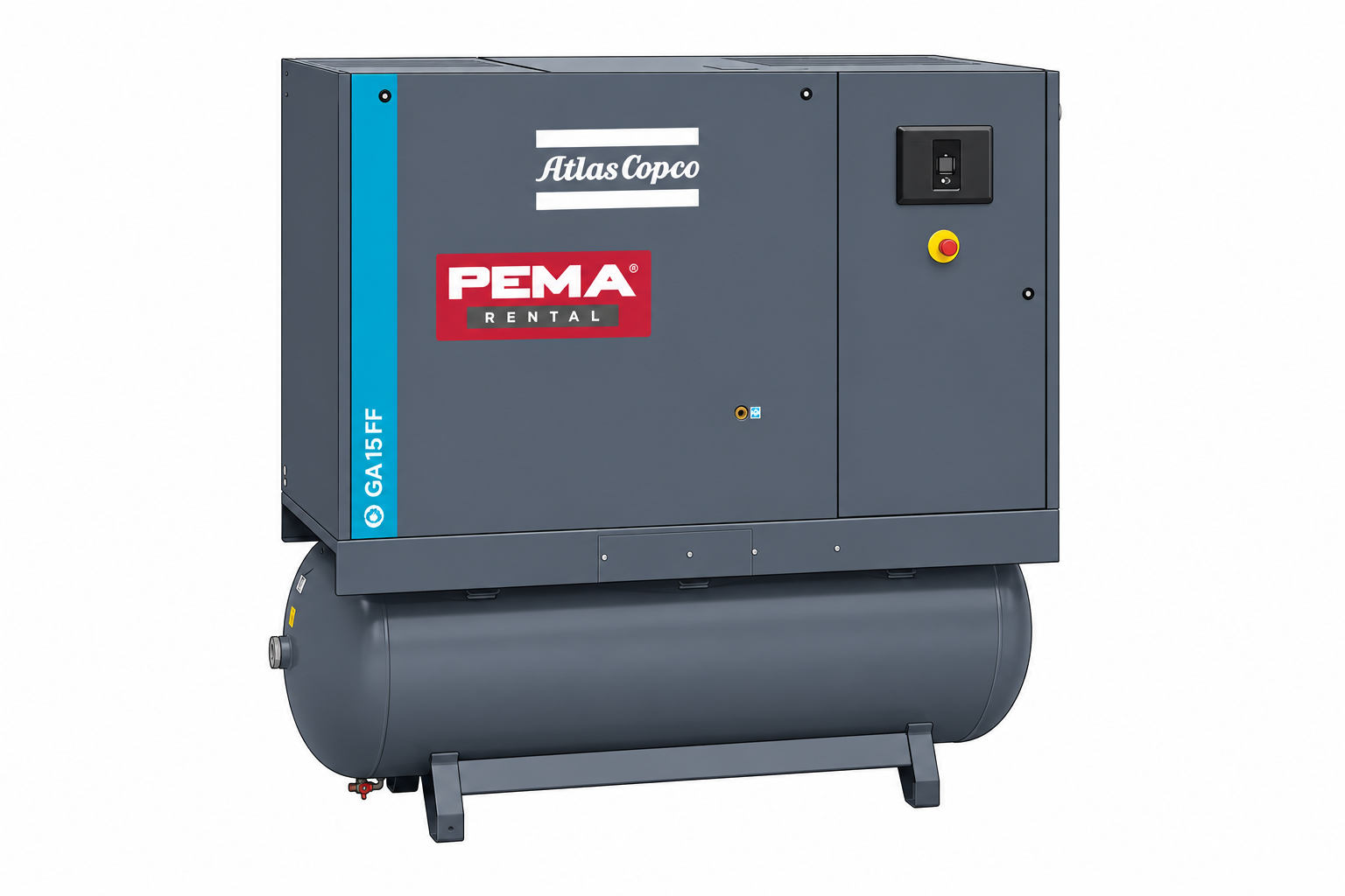 Atlas Copco GA 15 – typický model k pronájmu