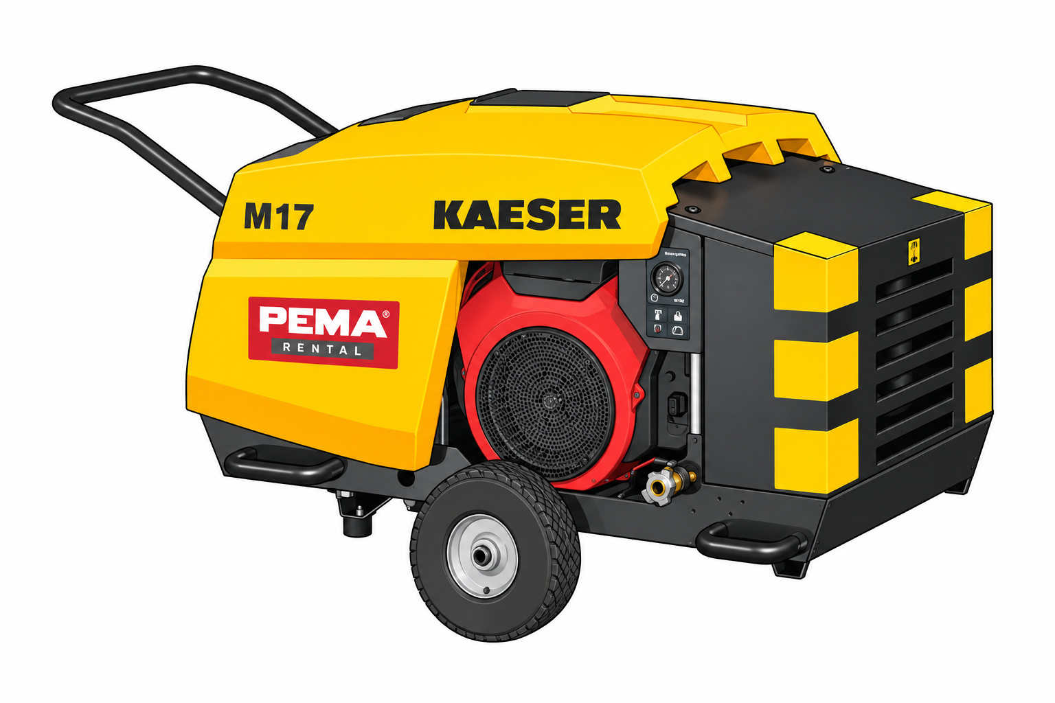 Kompresor 1 m³/min, 15 bar
