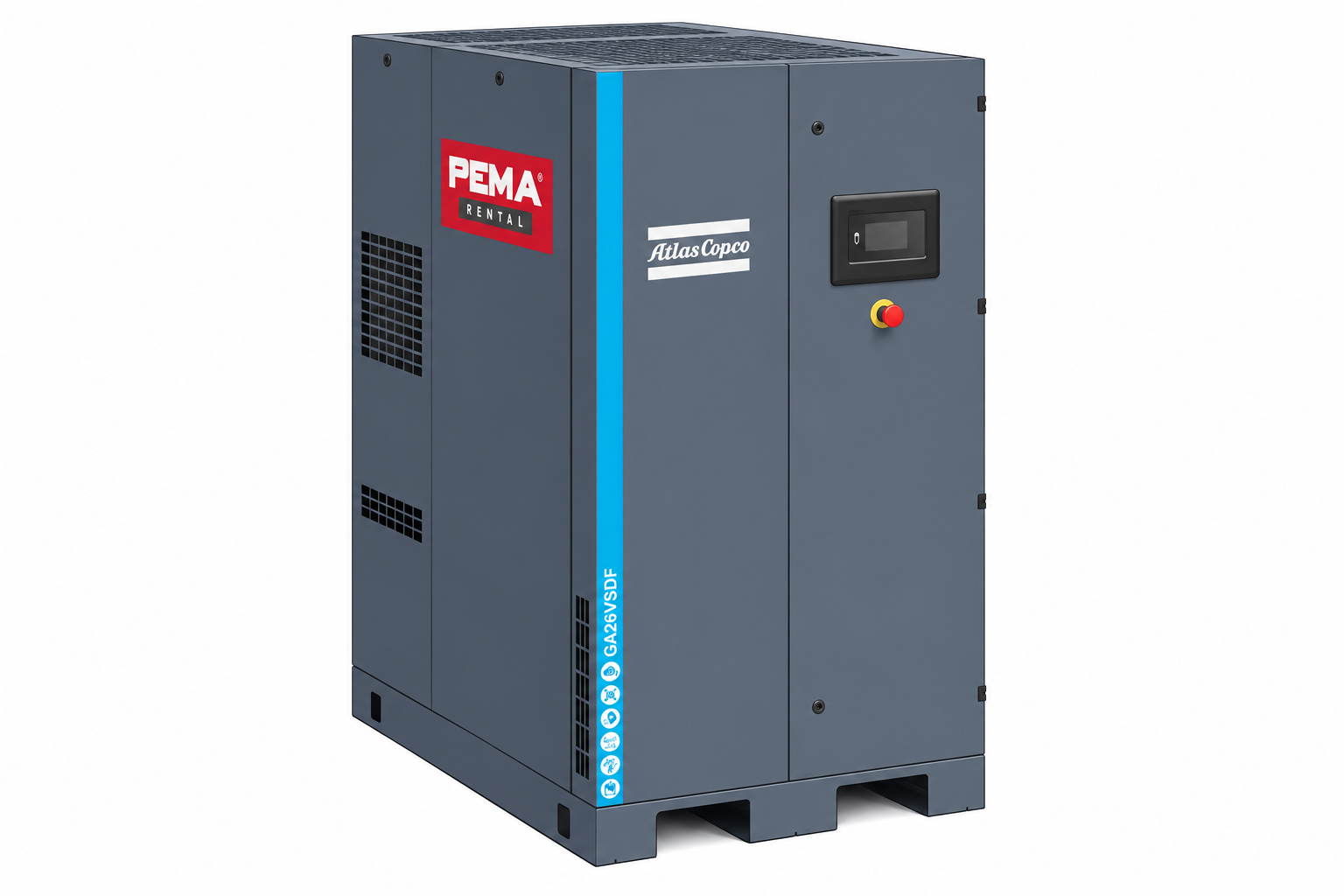 Atlas Copco GA 26 – typický model k pronájmu