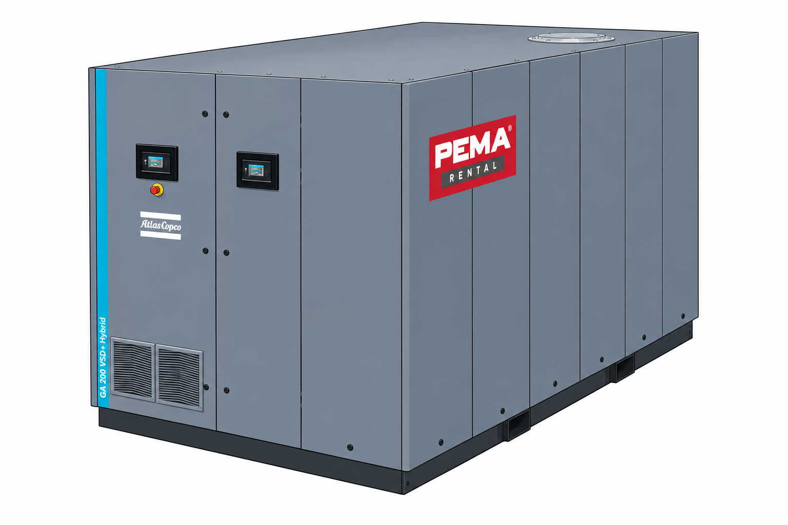 Atlas Copco GA 200 – typický model k pronájmu